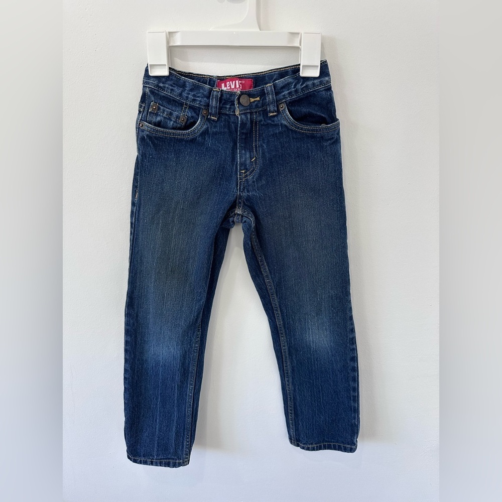 Levi's Boy’s Dark Blue 511 Denim Skinny Jeans  - 7x regular